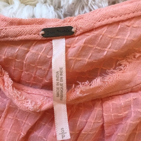 Free people one shoulder high/low beach cover up - Picture 4 of 5